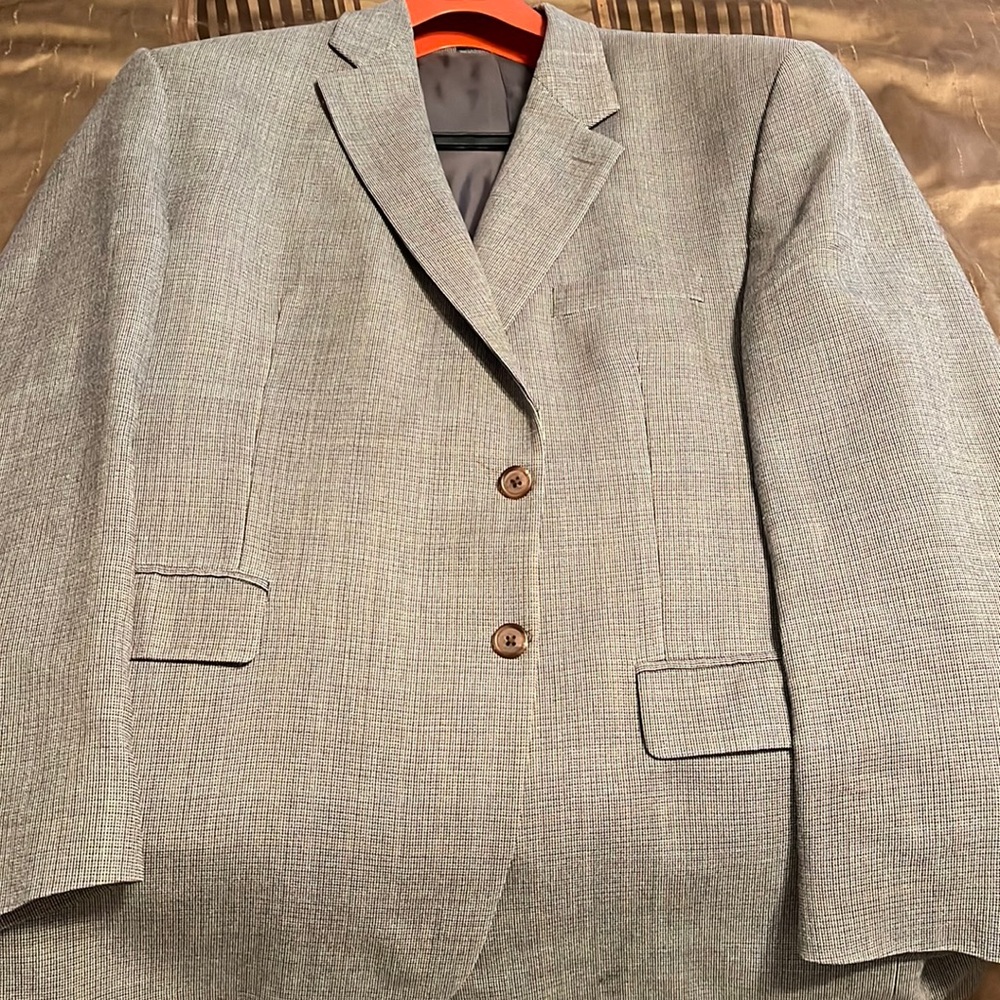 Ralph Lauren from Macys blazer. Brown, black, cream in color.